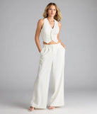 Power Moves Button Woven Vest