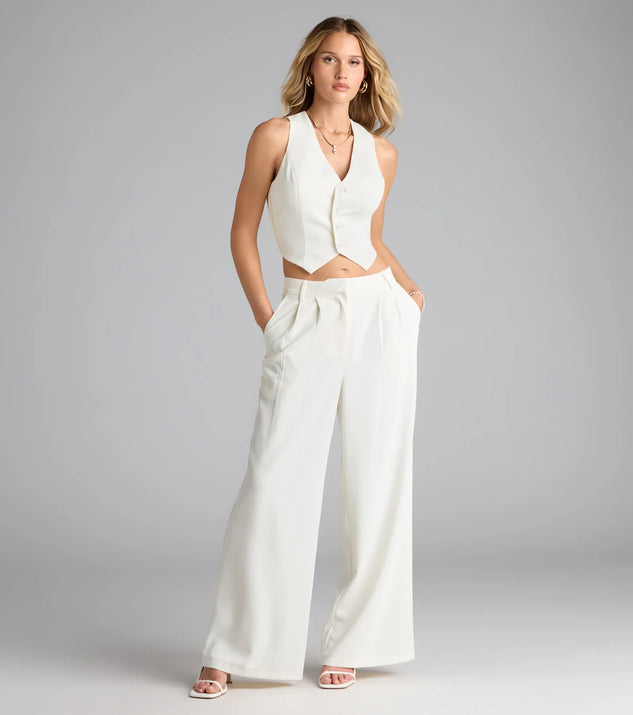 Power Moves Button Woven Vest | Windsor