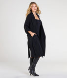 Stylish Season Belted Duster Trench Coat
