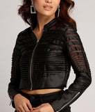 Rough Edge Cropped Jacket