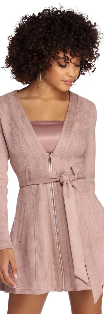 Countdown Cutie Trench Dress