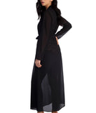 Go With The Flow Chiffon Trench