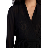Go With The Flow Chiffon Trench