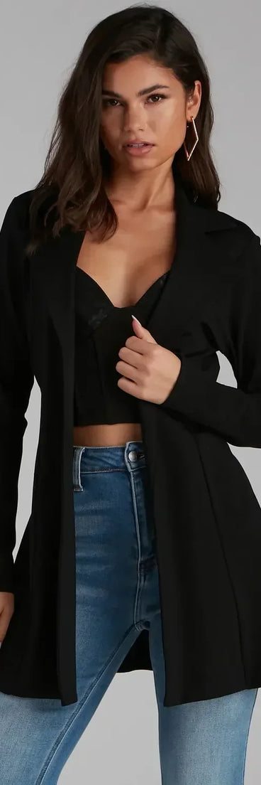 She's A Boss Trench Coat