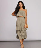 Boho Flow Tiered Maxi Skirt