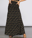 Darling Ditsy Floral Maxi Skirt