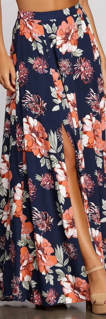 Island Time Floral Skirt