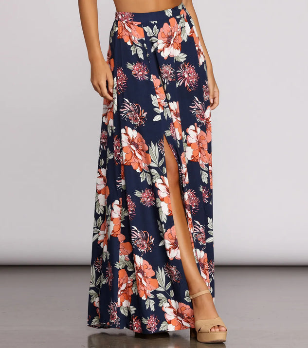 Island Time Floral Skirt