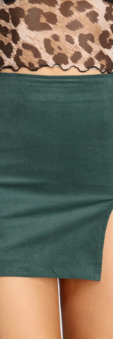 Here Comes Trouble Mini Skirt