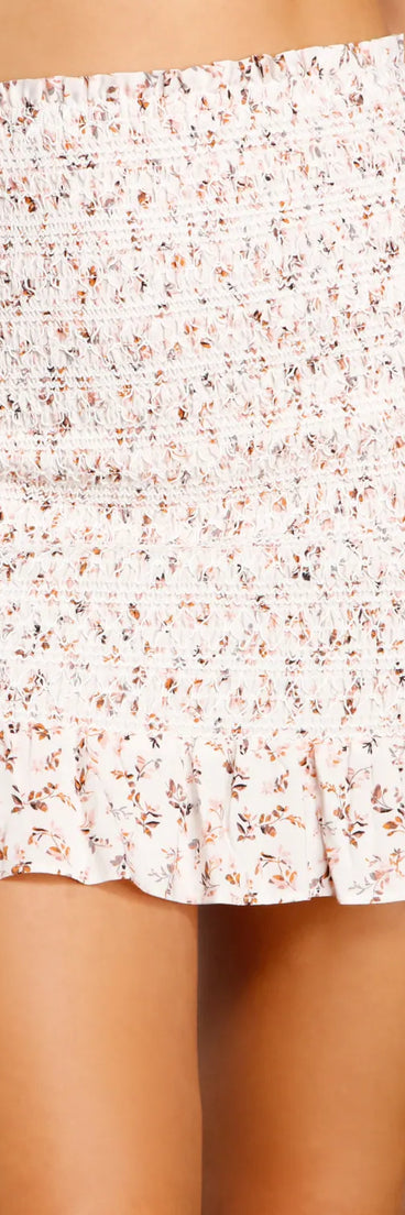 So Darling Ditsy Floral Mini Skirt