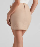 Casual Chic Linen Mini Skirt