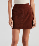 Fall Fave Corduroy Mini Skirt