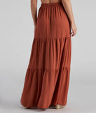 Let's Get Together Tiered Maxi Skirt