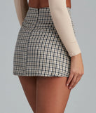Pep It Up Plaid Mini Skirt