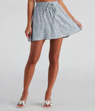Sweet Intentions Floral Skater Skirt