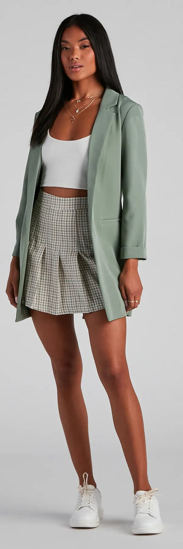 Totally Fab Plaid Skort