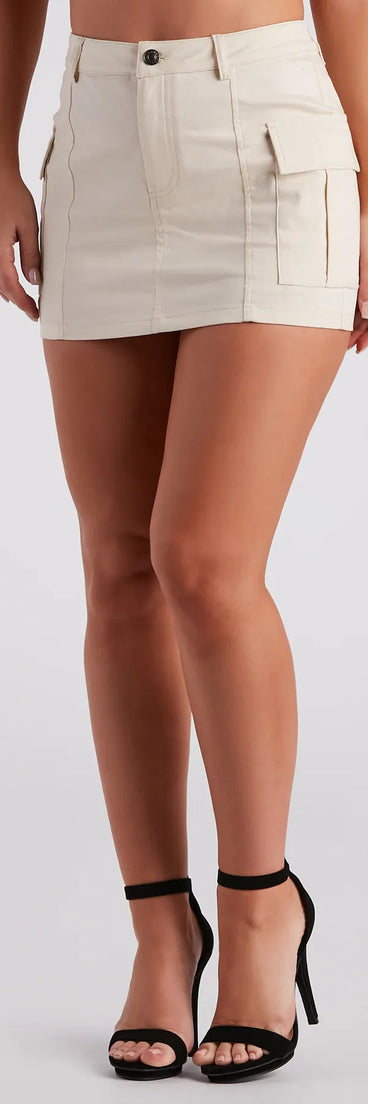 Cadet Girl Cargo Mini Skirt