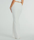 Updated Chic High Rise Slit Linen Maxi Skirt