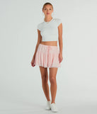 On The Prairie Lace Trim A-Line Mini Skirt