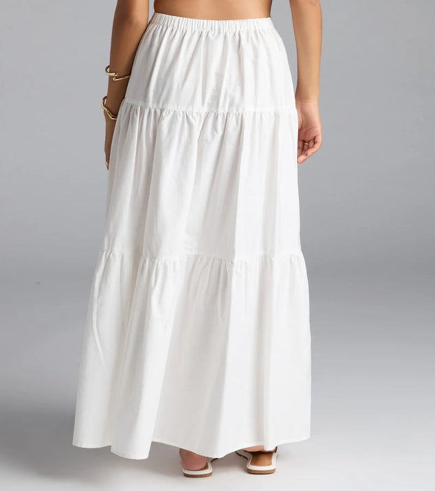 Breezy Babe High-Rise Slit Maxi Skirt | Windsor