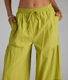 Stay polished and comfortable in the Take Me Away High-Rise Palazzo Pants, trendy chartreuse pants for women that transition from everyday looks to weekend slay.