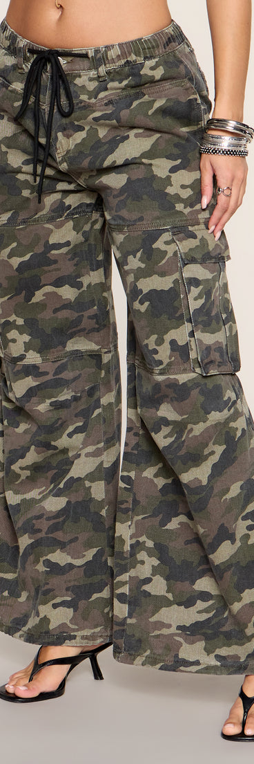 She's Bold Camo Relaxed Fit Joggers
