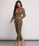 Chic Corduroy Babe Jumpsuit