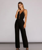 Sleek Open Back Caged Jumpsuit