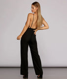 Sleek Open Back Caged Jumpsuit
