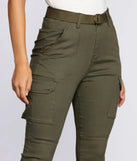 Babe in Skinny Cargo Pants