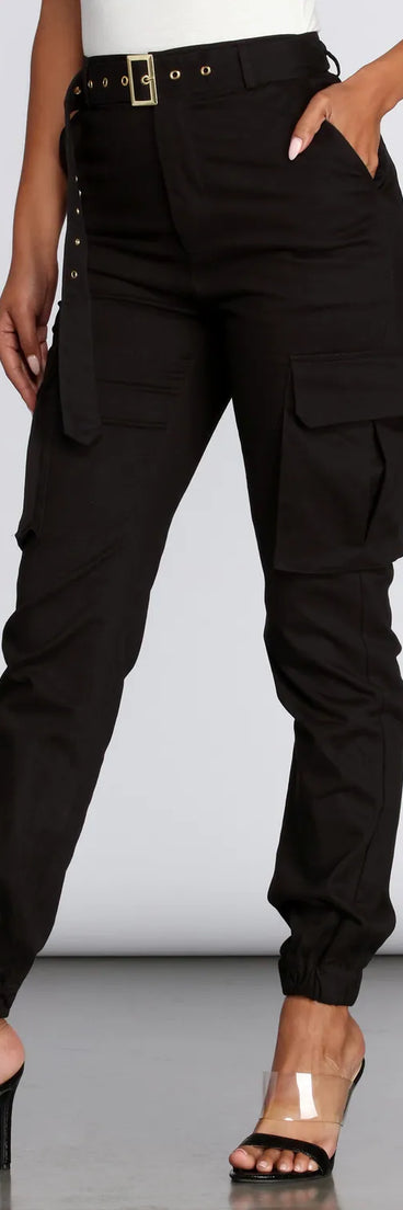 Belted Cutie Cargo Pants