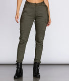 Belted Cargo Joggers