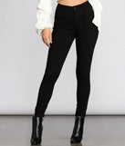 High Rise Basic Skinny Pants