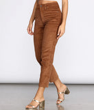 Casually Corduroy Tapered Pants