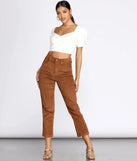 Casually Corduroy Tapered Pants