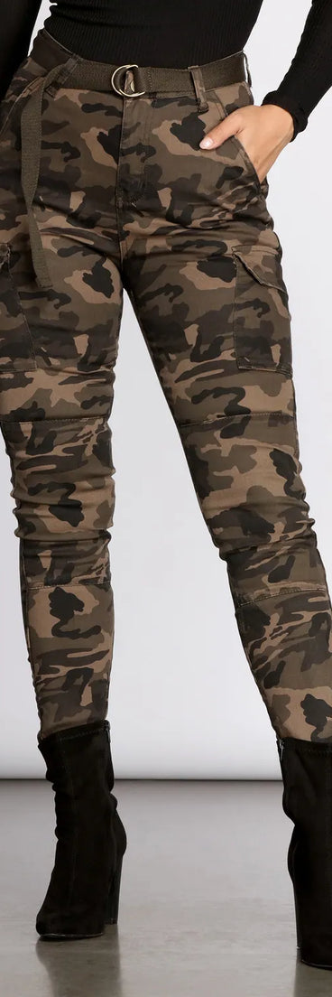 Camouflage Cutie Skinny Pants