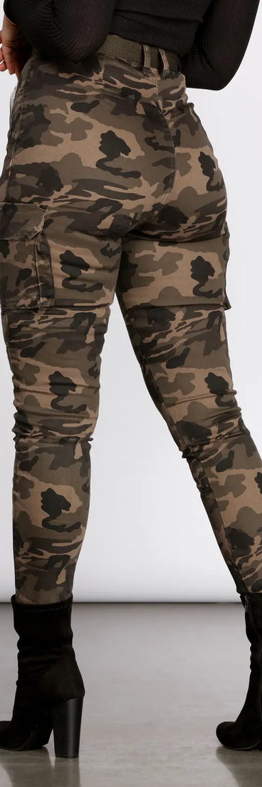 Camouflage Cutie Skinny Pants