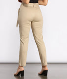 Belted and Chic Paperbag Pants