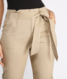 Belted and Chic Paperbag Pants