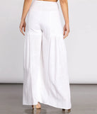 Time Off Linen High Waist Wide Leg Pants