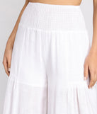 Time Off Linen High Waist Wide Leg Pants
