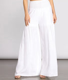 Time Off Linen High Waist Wide Leg Pants