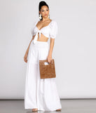 Time Off Linen High Waist Wide Leg Pants