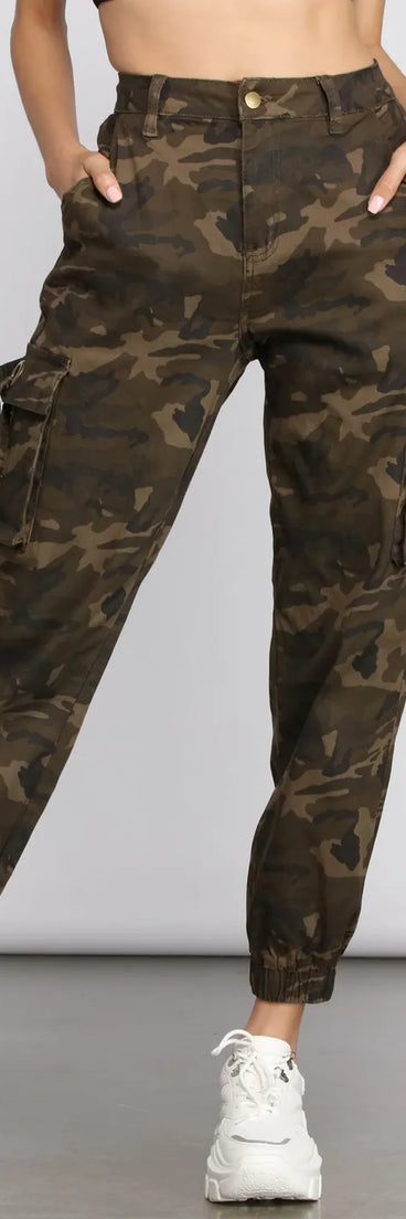 Casual Chic Cargo Jogger Pants