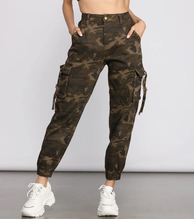 Casual Chic Cargo Jogger Pants