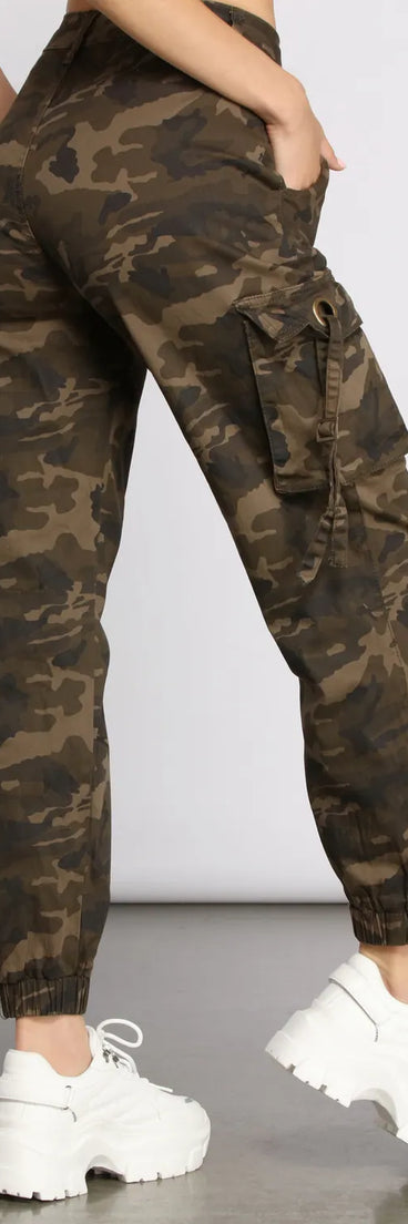 Casual Chic Cargo Jogger Pants