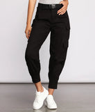 Belted Cargo Joggers
