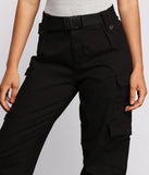 Belted Cargo Joggers