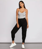 Belted Cargo Joggers