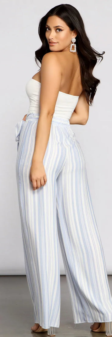 Make It Chic Strapless Jumpsuit